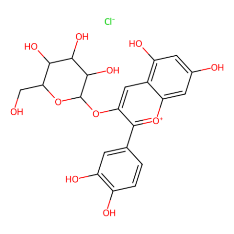 aladdin 阿拉丁 I121078 矢车菊素半乳糖苷 27661-36-5 ≥97% (HPLC)