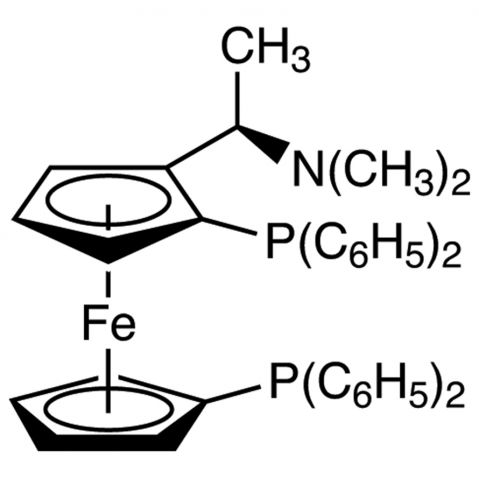 aladdin 阿拉丁 R115630 (R)-N,N-二甲基-1-[(S)-1',2-双(二苯基膦基)二茂铁基]乙胺 74311-56-1 96%