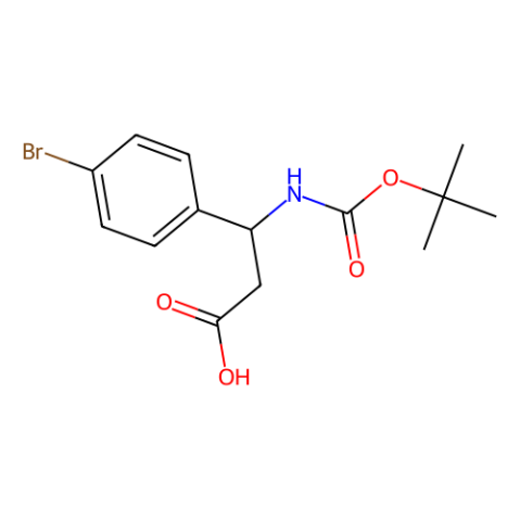 aladdin 阿拉丁 I135602 Boc-S-3-氨基-3-(4-溴-苯基)-丙酸 261165-06-4 ≥98.0%