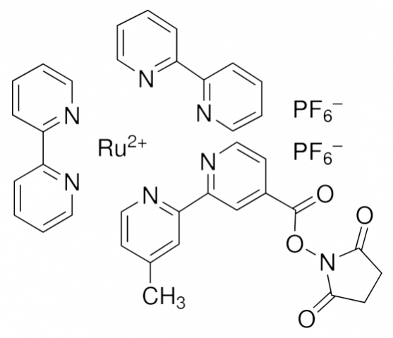 aladdin 阿拉丁 R131404 双(联吡啶)-4'-甲基-4-羰基吡啶钌-N-琥珀酰亚胺酯双六氟磷酸酯 136724-73-7 ≥97%