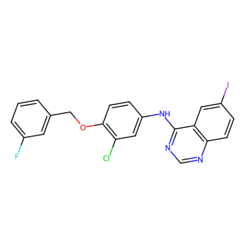 aladdin 阿拉丁 N134368 4-[3-氯-4-(3-氟苄氧基)苯氨基]-6-碘喹唑啉 231278-20-9 ≥98%