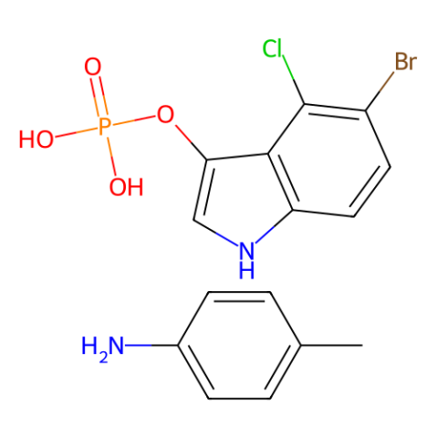aladdin 阿拉丁 B105547 5-溴-4-氯-3-吲哚基磷酸酯对甲苯胺盐（BCIP) 6578-06-9 ≥99%(HPLC)