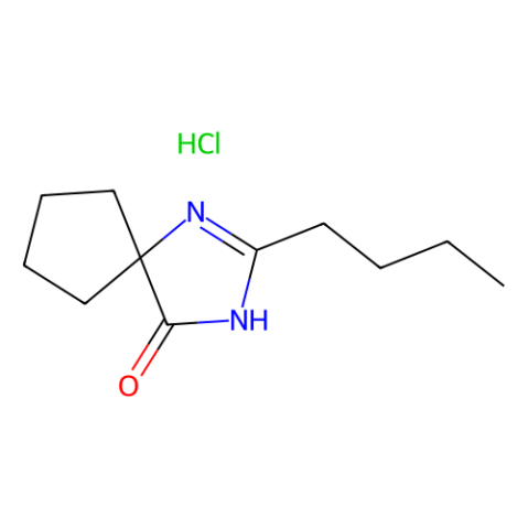 aladdin 阿拉丁 B132781 2-丁基-1,3-二氮杂螺环[4,4]壬-1-烯-4-酮盐酸盐 151257-01-1 ≥98.0%(HPLC)