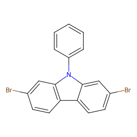 aladdin 阿拉丁 D154441 2,7-二溴-9-苯基咔唑 444796-09-2 98%
