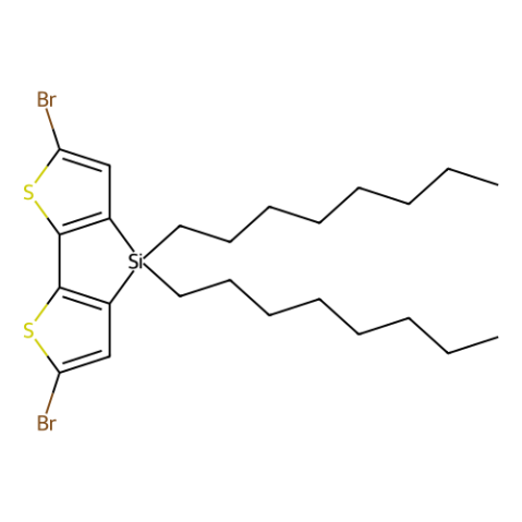 aladdin 阿拉丁 D155664 2,6-二溴-4,4-二正辛基二噻吩并[3,2-b:2',3'-d]噻咯 1160106-14-8 >98.0%