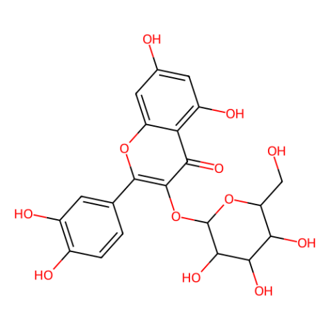 aladdin 阿拉丁 Q109589 槲皮素 3-β-D-葡萄糖甙 482-35-9 分析标准品,98%