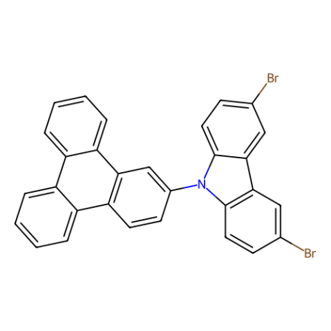 aladdin 阿拉丁 D154870 3,6-二溴-9-(三亚苯-2-基)咔唑 1351870-16-0 98%