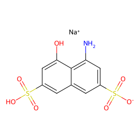 aladdin 阿拉丁 A100463 8-氨基-1-萘酚-3,6-二磺酸单钠盐 5460-09-3 80%
