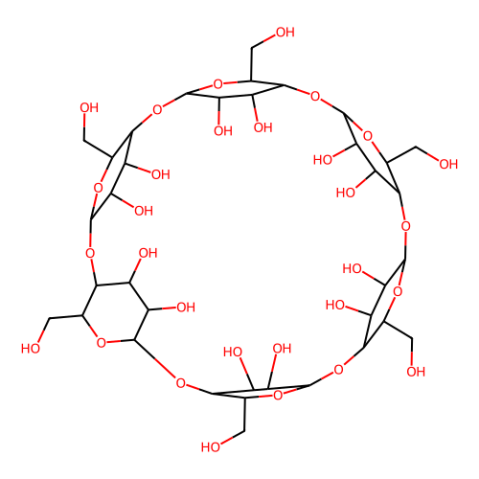 aladdin 阿拉丁 C431109 α-环糊精 10016-20-3 produced by Wacker Chemie AG, Burghausen, Germany, ≥99.0% (HPLC)