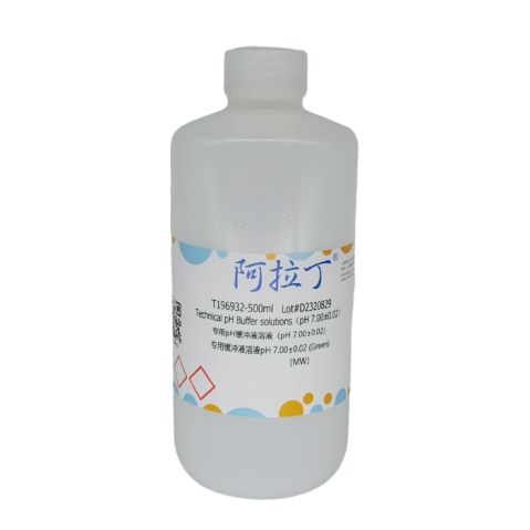 aladdin 阿拉丁 T196932 专用pH缓冲液溶液（pH 7.00±0.02） 专用缓冲液溶液pH 7.00±0.02 (Green)