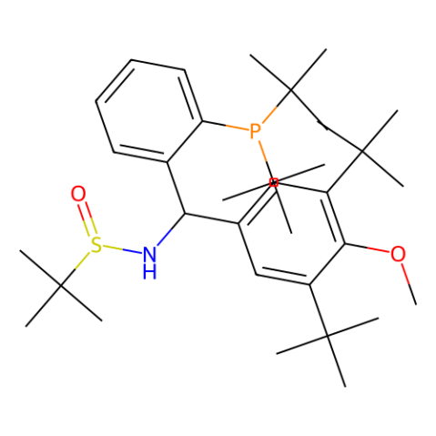 aladdin 阿拉丁 S398890 [S(R)]-N-[(S)-(3,5-二叔丁基-4-甲氧基苯基)[2-(二叔丁基膦)苯基]甲基]-2-叔丁基亚磺酰胺 2565792-54-1 ≥95%