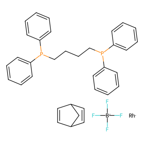 aladdin 阿拉丁 B139300 (二环[2.2.1]庚-2,5-二烯)[1,4-二(二苯基膦基)丁烷]四氟硼酸铑(I)  82499-43-2 95%