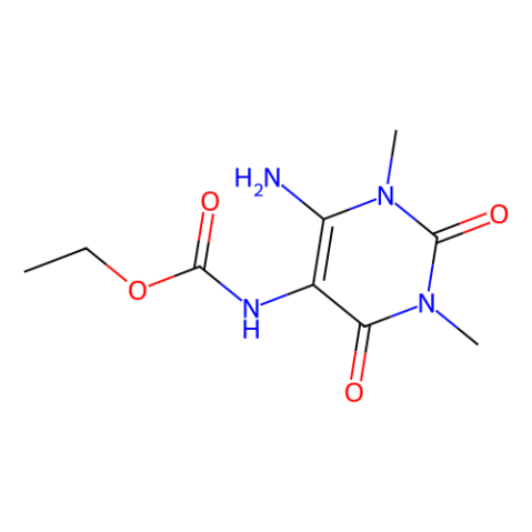 aladdin 阿拉丁 B301262 (6-氨基-1,2,3,4-四氢-1,3-二甲基-2,4-二氧代-5-嘧啶基)-氨基甲酸乙酯 49810-21-1 95%
