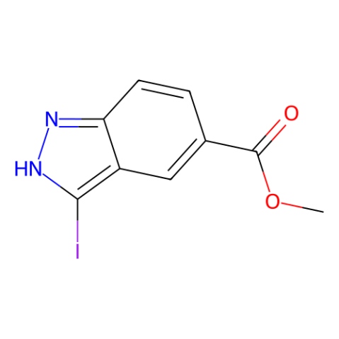 aladdin 阿拉丁 M177931 3-碘-1H-吲唑-5-羧酸甲酯 885271-25-0 97%