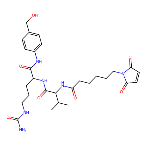 aladdin 阿拉丁 M404741 N-[6-(2,5-二氧代-2,5-二氢-1H-吡咯-1-基)己酰基]-L-缬氨酰-N5-(氨基甲酰基)-[4-(羟基甲基)苯基]-L-鸟氨酰胺 159857-80-4 97%