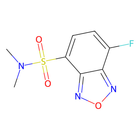 aladdin 阿拉丁 D154821 DBD-F [=4-(N,N-二甲氨基磺酰)-7-氟-2,1,3-苯并恶二唑][用于高效液相色谱标记] 98358-90-8 >98.0%(HPLC)