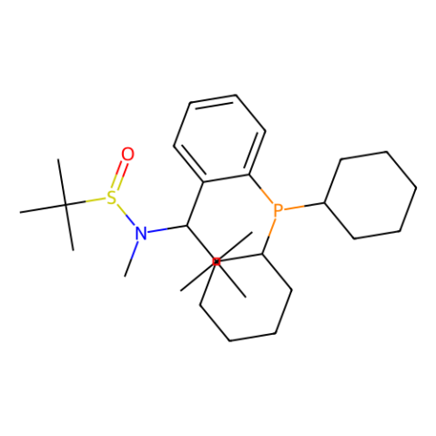 aladdin 阿拉丁 S399676 [S(R)]-N-[(1S)-1-[2-(二环己基膦)苯基]-叔丁基]-N-甲基-2-叔丁基亚磺酰胺 2253984-98-2 ≥95%