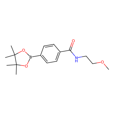 aladdin 阿拉丁 M179245 4-(2-甲氧基乙基氨基酰基)苯硼酸频哪酯(含有数量不等的酸酐) 1073353-60-2 98%