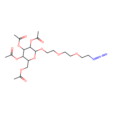 aladdin 阿拉丁 A151032 2-[2-(2-叠氮乙氧基)乙氧基]乙基-2,3,4,6-四-O-乙酰基-D-半乳糖苷 381716-33-2 >95.0%(N)