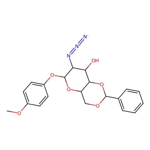 aladdin 阿拉丁 M158140 4-甲氧苯基2-叠氮基-4,6-O-苯亚甲基-2-脱氧-β-D-吡喃葡萄糖苷 1430068-18-0 98%