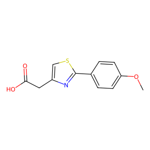 aladdin 阿拉丁 M168849 2-(4-甲氧苯基)噻唑乙酸 23353-14-2 97%