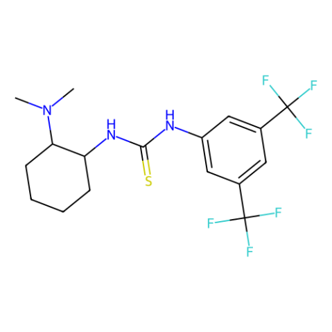 aladdin 阿拉丁 B281466 1-[3,5-双（三氟甲基）苯基]-3-[（1S，2S）-（+）-2-（二甲基氨基）环己基]硫脲 851477-20-8 97%