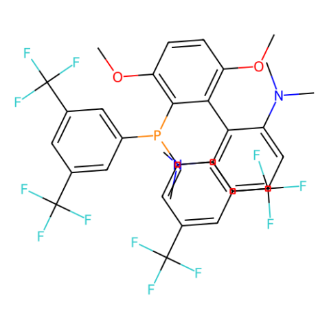 aladdin 阿拉丁 B282085 双（3,5-双（三氟甲基）苯基）(2′,6′-双（二甲基氨基）-3,6-二甲氧基联苯-2-基）膦 1810068-30-4 98%