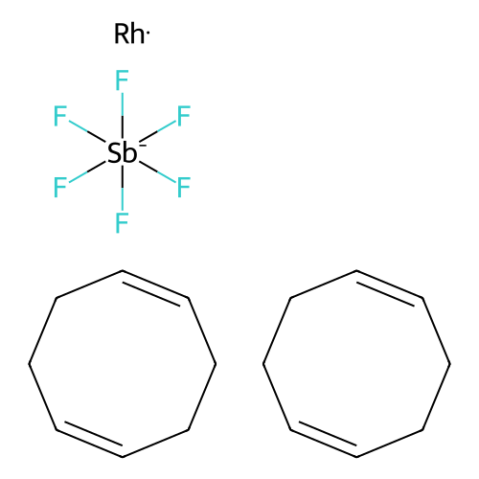 aladdin 阿拉丁 B468674 双(1,5-环辛二烯)铑(I)六氟锑酸盐 130296-28-5 97%