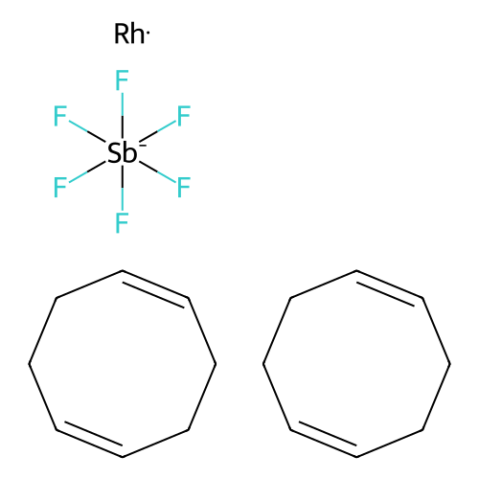 aladdin 阿拉丁 B468674 双(1,5-环辛二烯)铑(I)六氟锑酸盐 130296-28-5 97%
