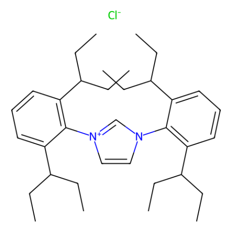 aladdin 阿拉丁 B281478 1,3-双[2,6-双（1-乙基丙基）苯基]咪唑氯化物 1157867-61-2 98%
