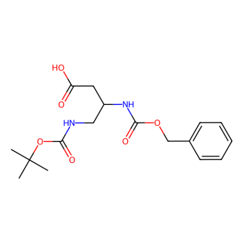 aladdin 阿拉丁 B301115 (R)-4-(Boc-氨基)-3-(Z-氨基)丁酸 108919-51-3 ≧95%