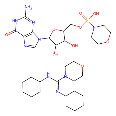 aladdin 阿拉丁 G331407 鸟苷5'-单磷酸吗啉酯 4-吗啉-N,N'-二环己基甲脒盐 7361-07-1 ≥90%
