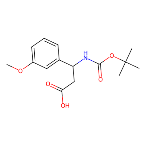 aladdin 阿拉丁 I170624 (R)-3-(Boc-氨)-3-(3-甲氧苯基)丙酸 500788-86-3 98.0% (HPLC)