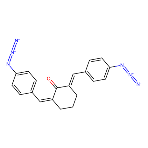 aladdin 阿拉丁 B152566 2,6-双(4-叠氮苯亚甲基)环己酮 (约30%水润湿品) (单位重量以干重计) [用于感光材料的研究] 20237-98-3 >85.0%(HPLC)