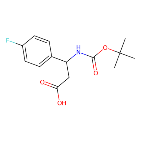 aladdin 阿拉丁 I133453 (R)-Boc-4-氟-β-Phe-OH 479064-94-3 ≥98.0% (HPLC)