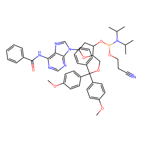 aladdin 阿拉丁 D120143 DMT-dA(Bz)亚磷酰胺 98796-53-3 99%（mix of isomers)