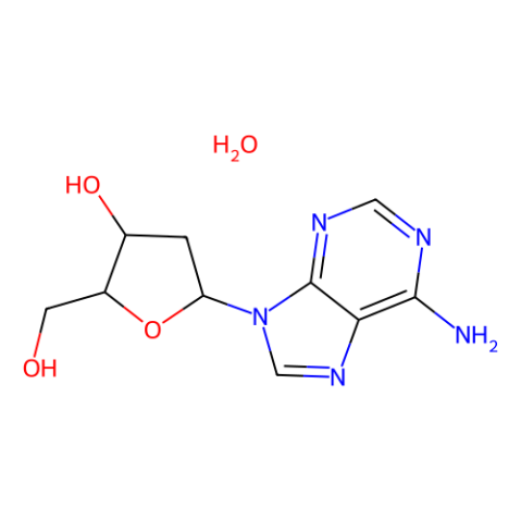 aladdin 阿拉丁 D111686 2'-脱氧腺苷一水合物 16373-93-6 ≥99.0%(HPLC)
