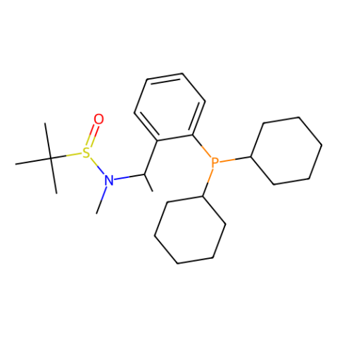 aladdin 阿拉丁 S399632 [S(R)]-N-[(1S)-1-[2-(二环己基膦)苯基]乙基]-N-甲基-2-叔丁基亚磺酰胺 2253984-97-1 ≥95%