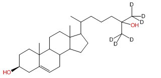 aladdin 阿拉丁 C130202 胆固醇-5-烯-3β,25-二醇-d6 88247-69-2 99 atom % D