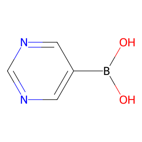 aladdin 阿拉丁 P102586 嘧啶-5-硼酸(含不同量的酸酐) 109299-78-7 95%
