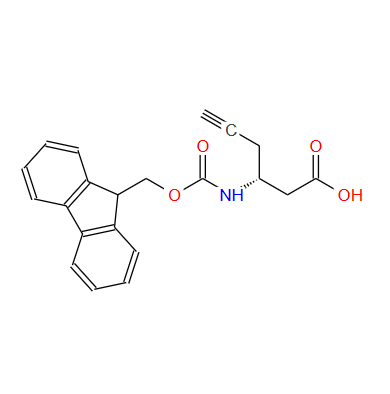 332064-94-5;(3R)-3-[[(9H-芴-9-甲氧基)羰基]氨基]-5-己酸;FMOC-(R)-3-AMINO-5-HEXYNOIC ACID