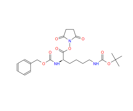 78603-23-3;N6-[叔丁氧羰基]-N2-[苄氧羰基]-D-赖氨酸琥珀酰亚胺基酯;Z-D-LYS(BOC)-OSU