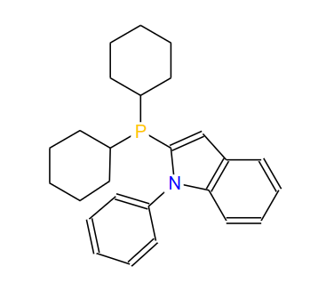 740815-36-5;2-(二环己基膦基)-1-苯基吲哚;2-(Dicyclohexylphosphino)-1-phenylindole