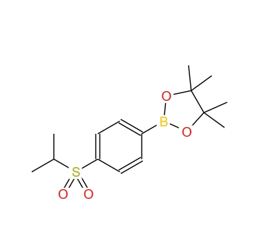 2-(4-(异丙基磺酰基)苯基)-4,4,5,5-四甲基-1,3,2-二氧杂硼杂环戊烷 1256359-13-3