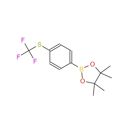 4-三氟甲硫基苯硼酸频哪醇酯 1005206-25-6