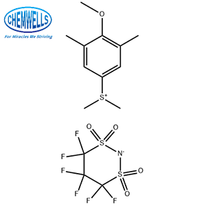 (4-methoxy-3,5-dimethylphenyl)dimethylsulfonium 4,4,5,5,6,6-hexafluoro-1,3,2-dithiazinan-2-ide 1,1,3,3-tetraoxide
