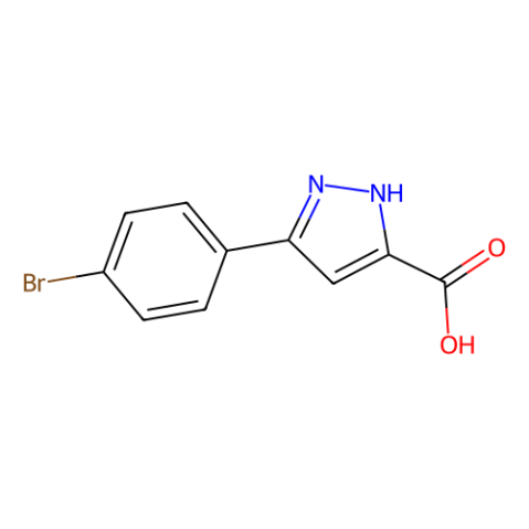 aladdin 阿拉丁 B170469 3-(4-溴苯基)-1H-吡唑-5-羧酸 46413-66-5 97%