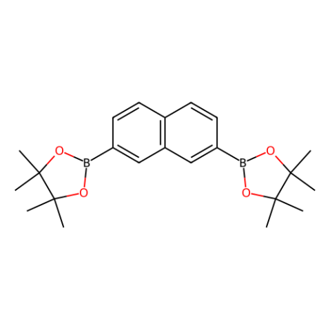 aladdin 阿拉丁 B405230 2,7-双(4,4,5,5-四甲基-1,3,2-二氧杂环戊硼烷-2-基)萘 853377-10-3 97%