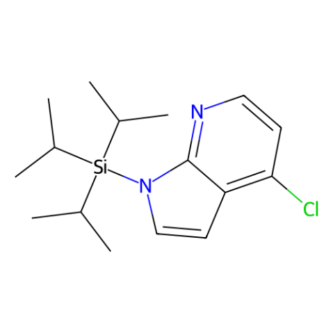 aladdin 阿拉丁 C177068 4-氯-1-[三(丙-2-基)甲硅烷基] -1H-吡咯并[2,3-b]吡啶 651744-48-8 97%