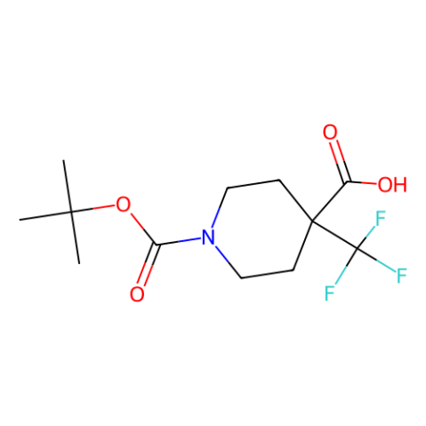 aladdin 阿拉丁 T406439 N-BOC-4-三氟甲基哌啶-4-甲酸 495415-51-5 97%